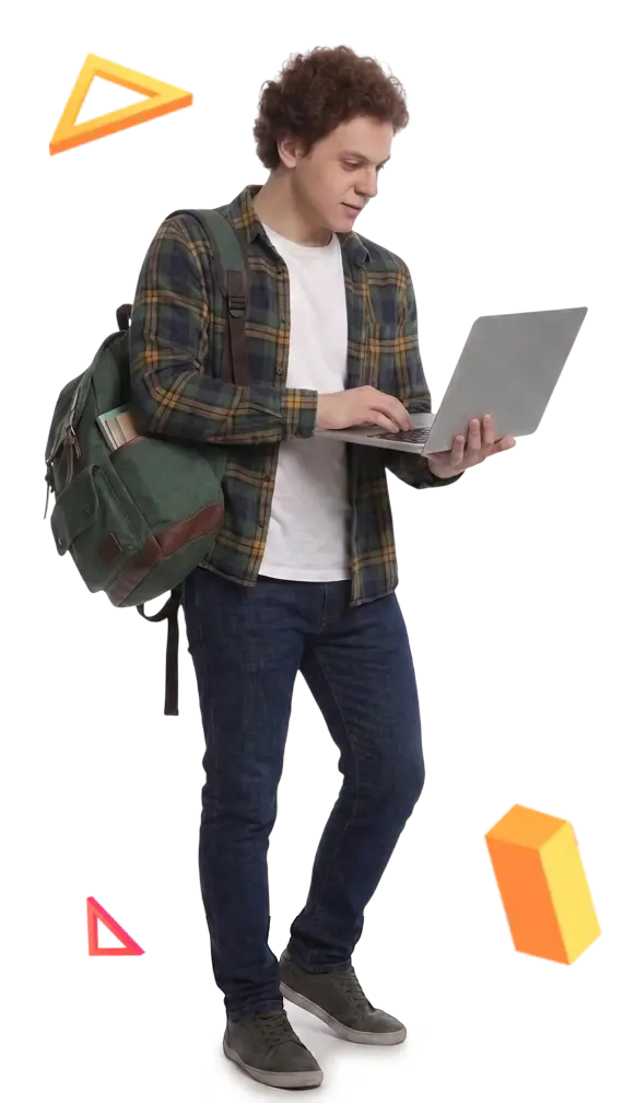 sitemap boy with laptop